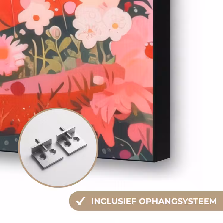 Art Frame - Kleurrijke bloemen - Bergen - Fantasielandschap — 6