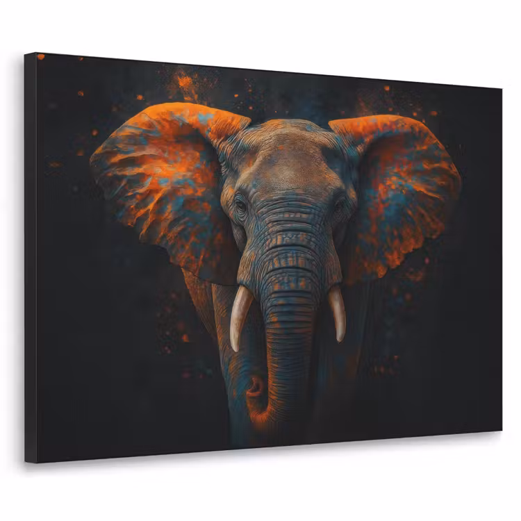 Art Frame - Olifant - Oranje - Oren — 1