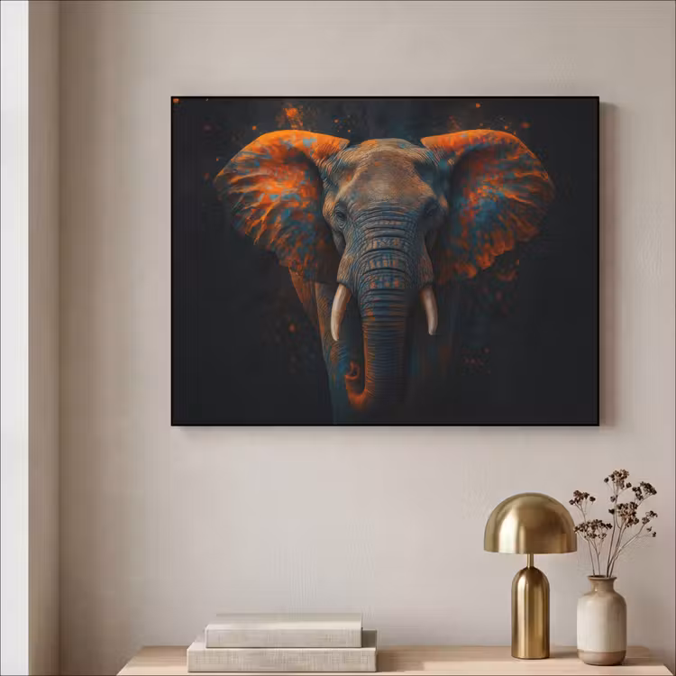 Art Frame - Olifant - Oranje - Oren — 5