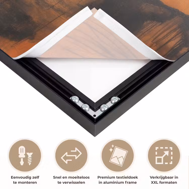 Art Frame - Boom - Landschap - Oranje — 4
