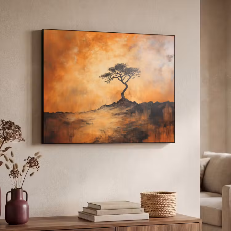 Art Frame - Boom - Landschap - Oranje — 7