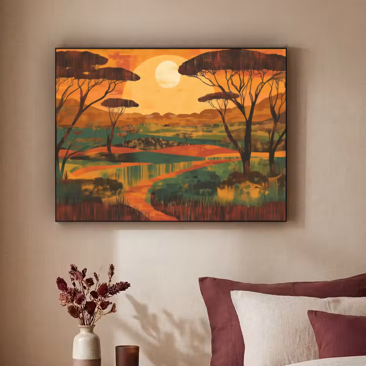 Art Frame - Landschap - Afrikaans - Zon — 3