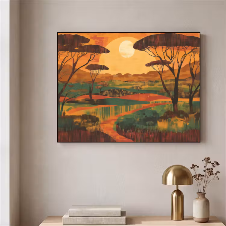 Art Frame - Landschap - Afrikaans - Zon — 5