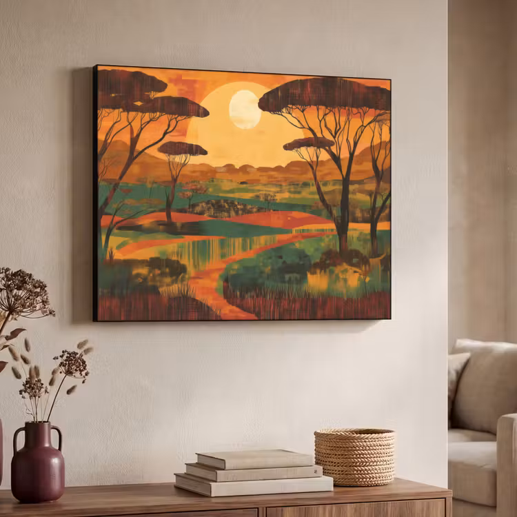 Art Frame - Landschap - Afrikaans - Zon — 7