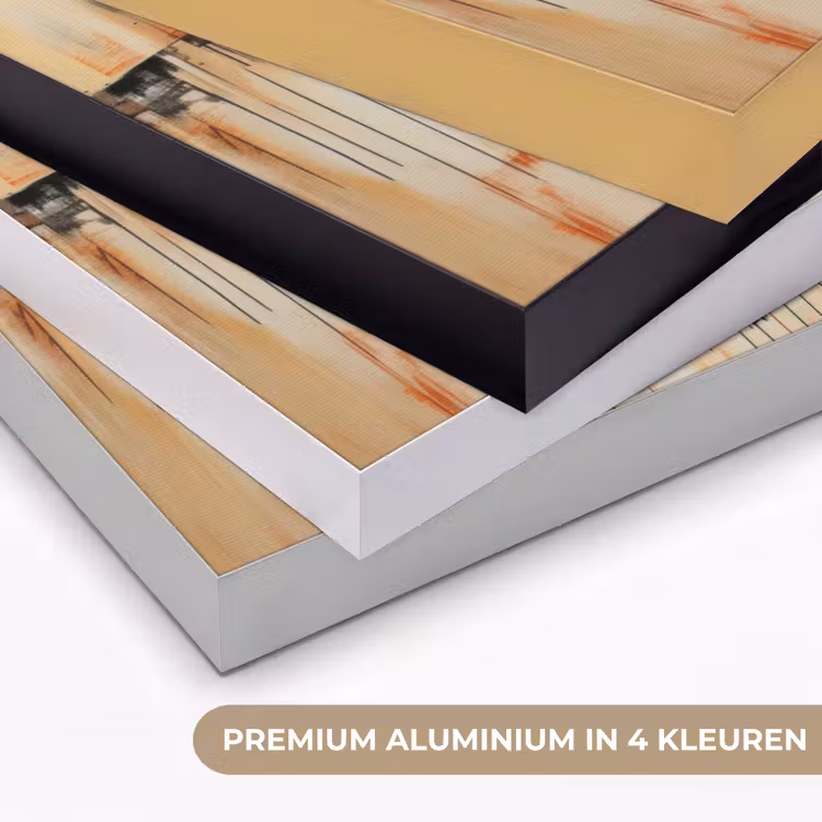 Art Frame - Leeuwenkop - Lijnen - Crème — 2