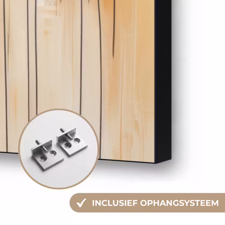 Art Frame - Leeuwenkop - Lijnen - Crème — 6