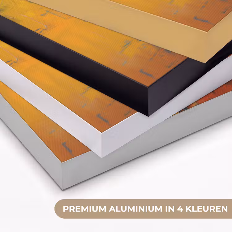 Art Frame - Vrouw - Ogen - Penseelstreken - Geel — 2