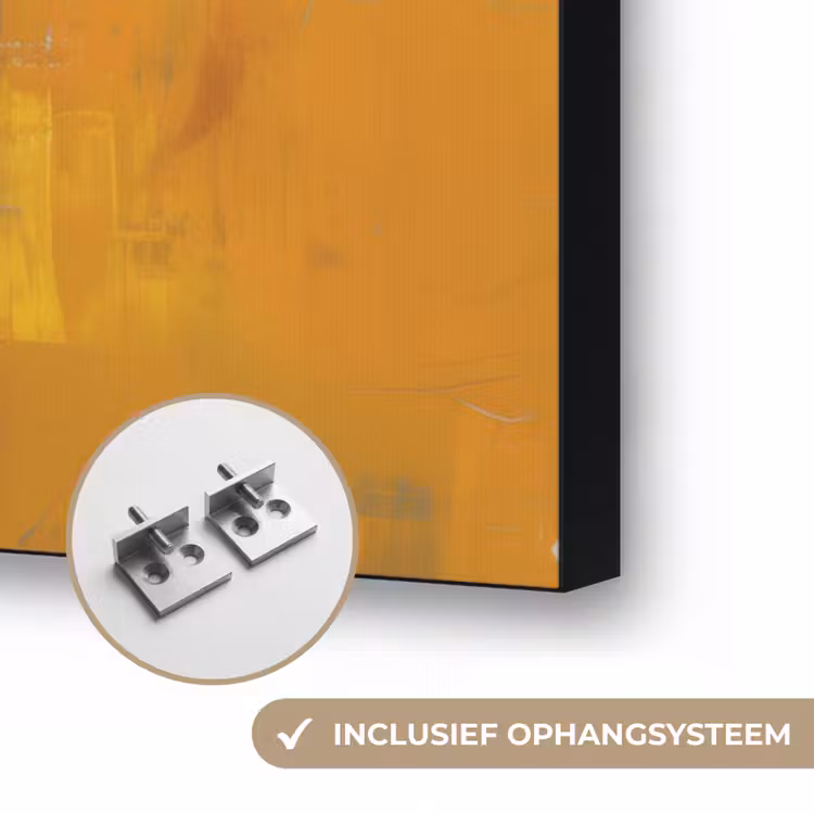 Art Frame - Vrouw - Ogen - Penseelstreken - Geel — 6