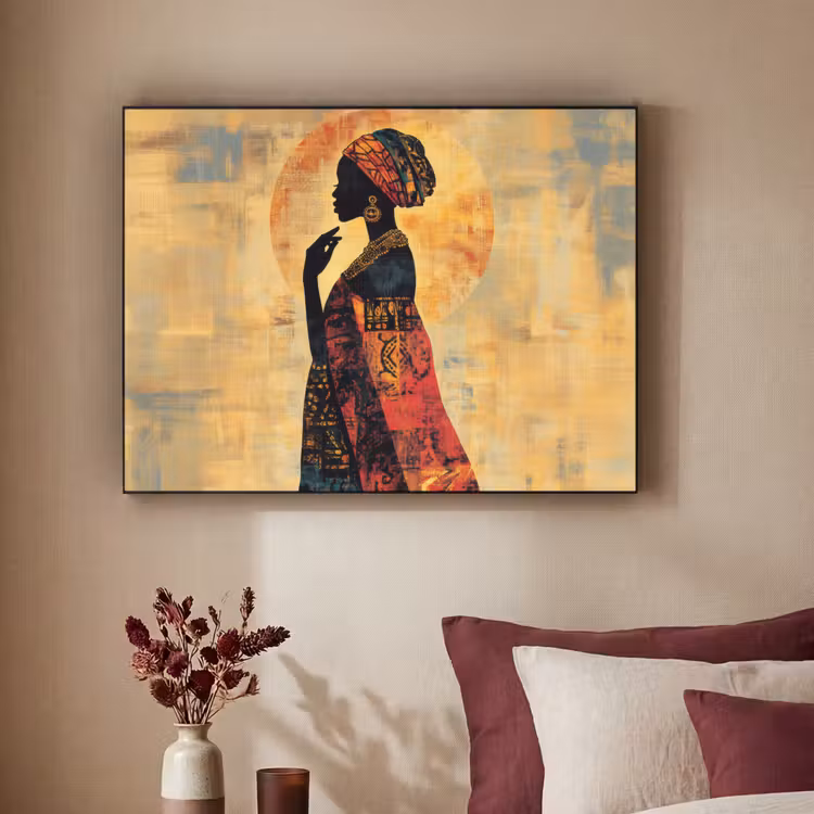 Art Frame - Vrouw - Silhouet - Patronen - Sierlijk — 3