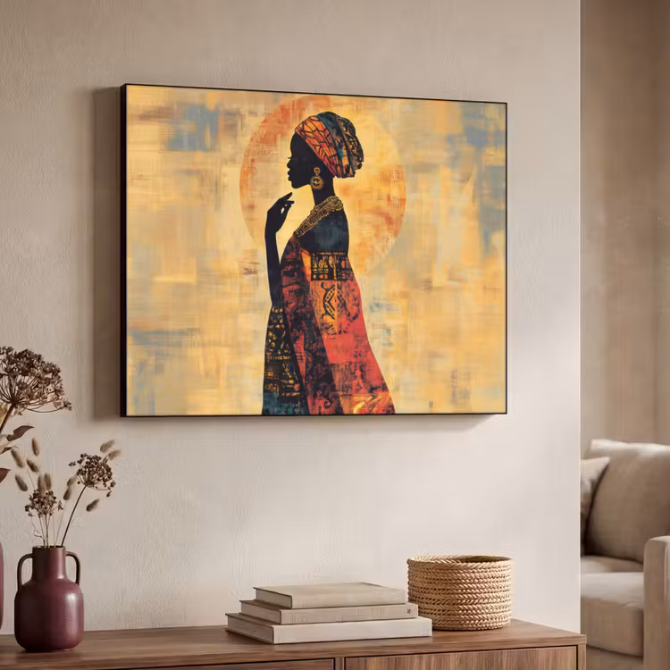 Art Frame - Vrouw - Silhouet - Patronen - Sierlijk — 7