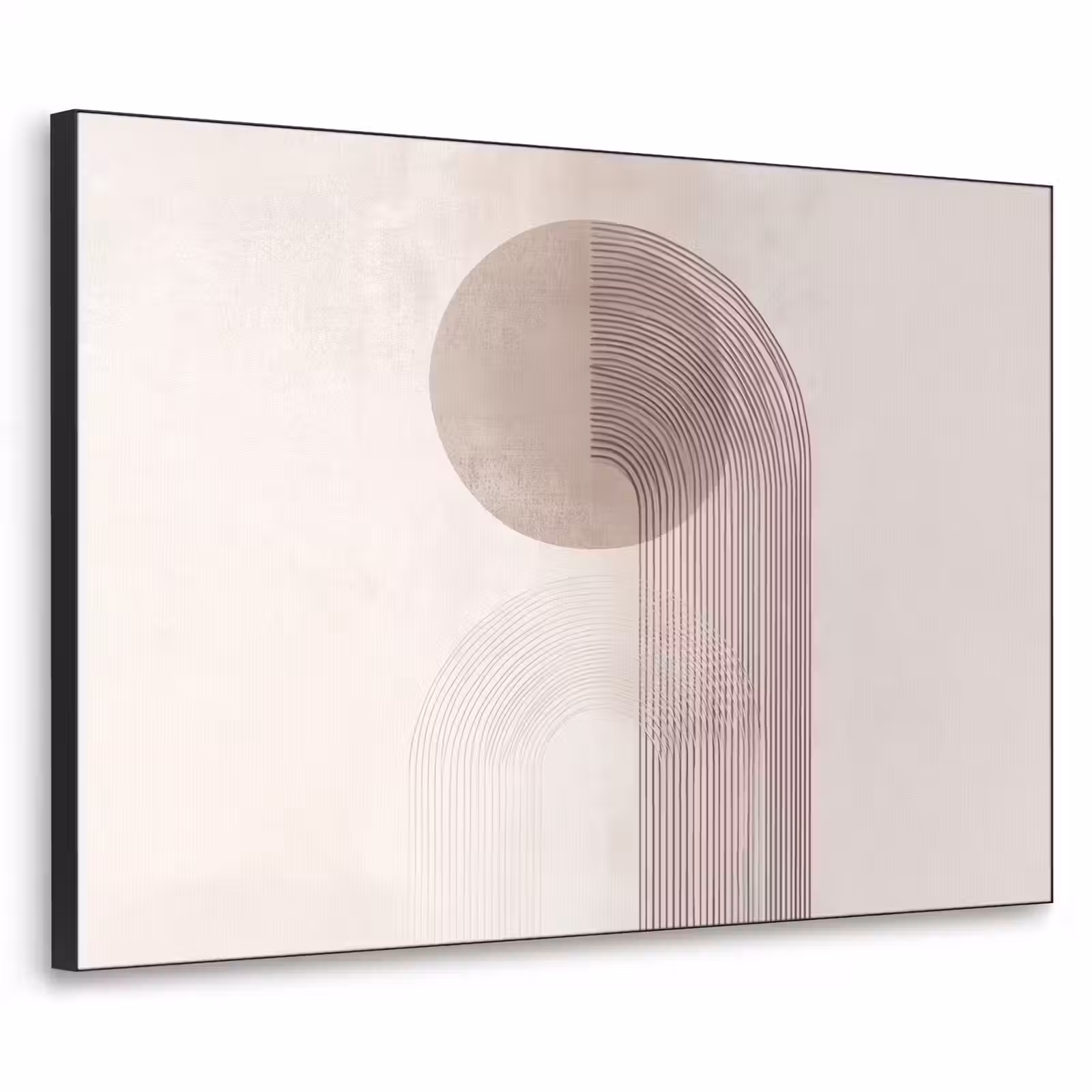 Art Frame - Minimalistisch - Cirkel - Lichtgrijs — 1