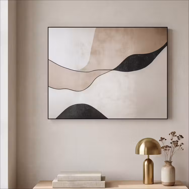 Art Frame - Contourlijnen - Abstracte landschap — 5