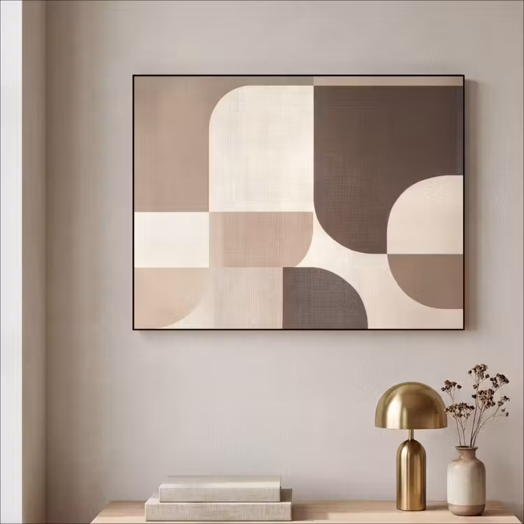 Art Frame - Geometrisch - Geweven structuur - Modern — 5