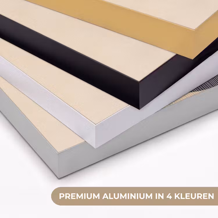 Art Frame - Grafisch gebogen motief - Beige — 2