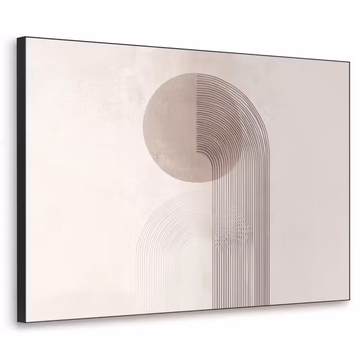 Art Frame - Minimalistisch - Cirkel - Lichtgrijs — 1