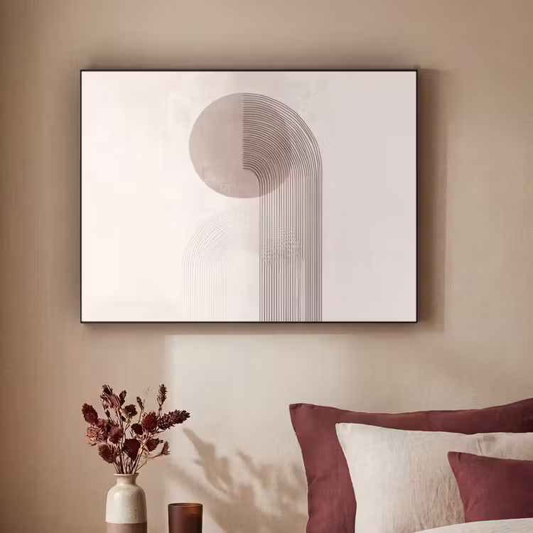 Art Frame - Minimalistisch - Cirkel - Lichtgrijs — 3