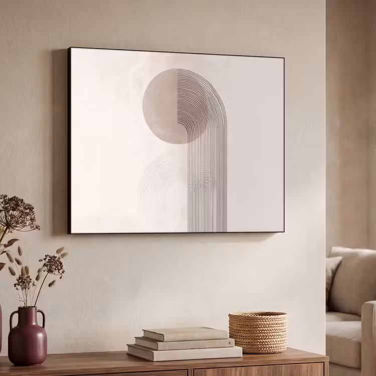 Art Frame - Minimalistisch - Cirkel - Lichtgrijs — 7