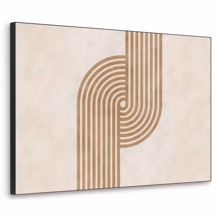 Art Frame - Symmetrische bocht - Koperkleurig — 1