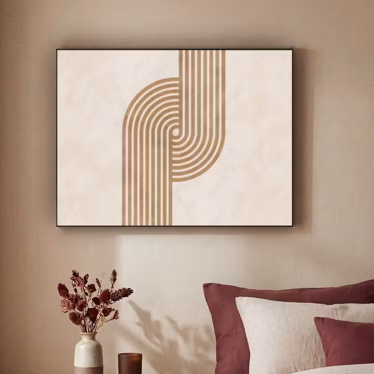 Art Frame - Symmetrische bocht - Koperkleurig — 3