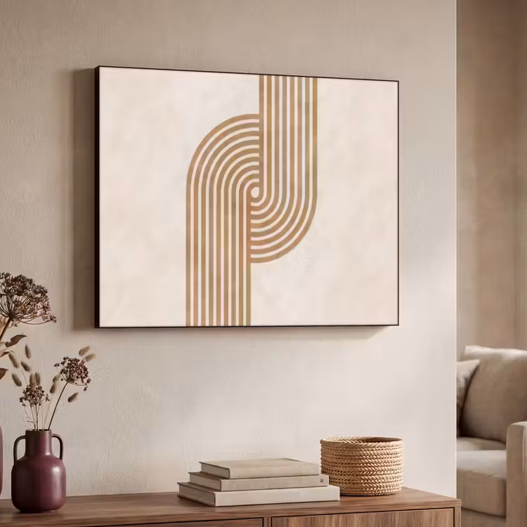 Art Frame - Symmetrische bocht - Koperkleurig — 7