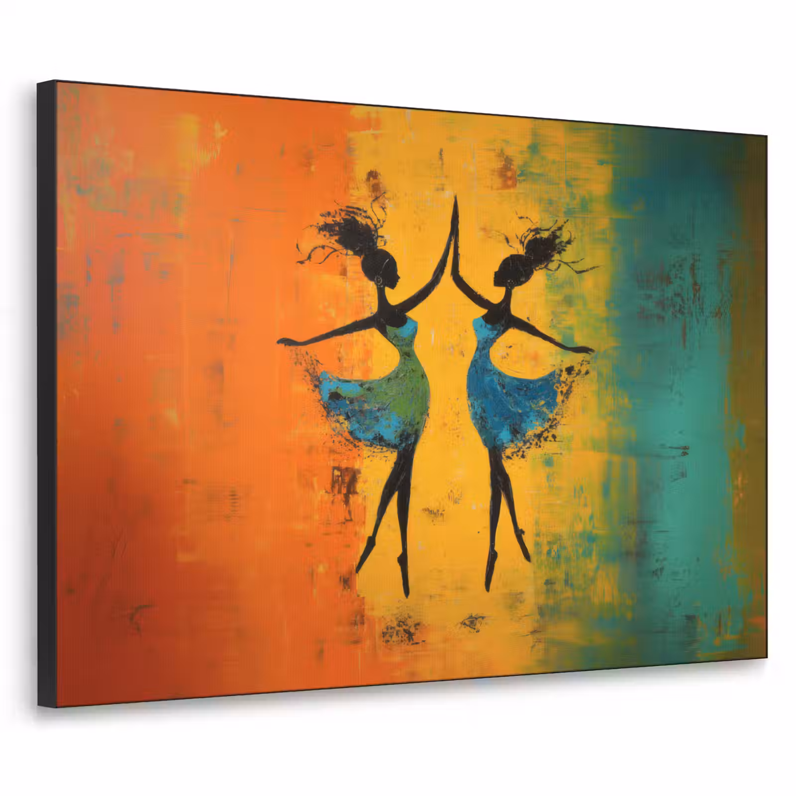 Art Frame - Dansen - Vrouwen - Verfstructuur — 1