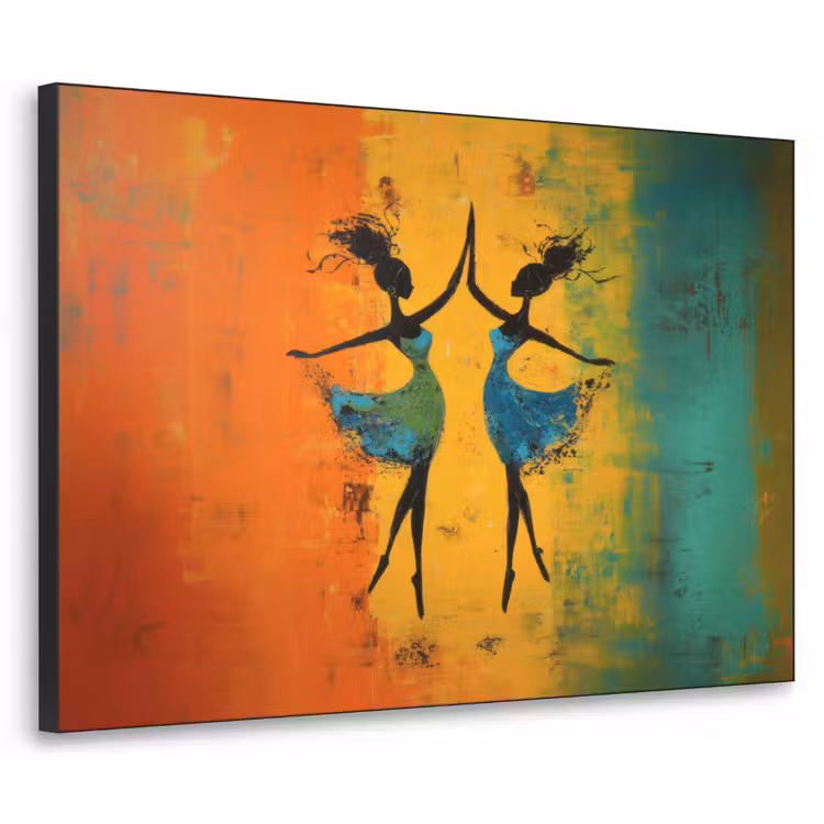 Art Frame - Dansen - Vrouwen - Verfstructuur — 1