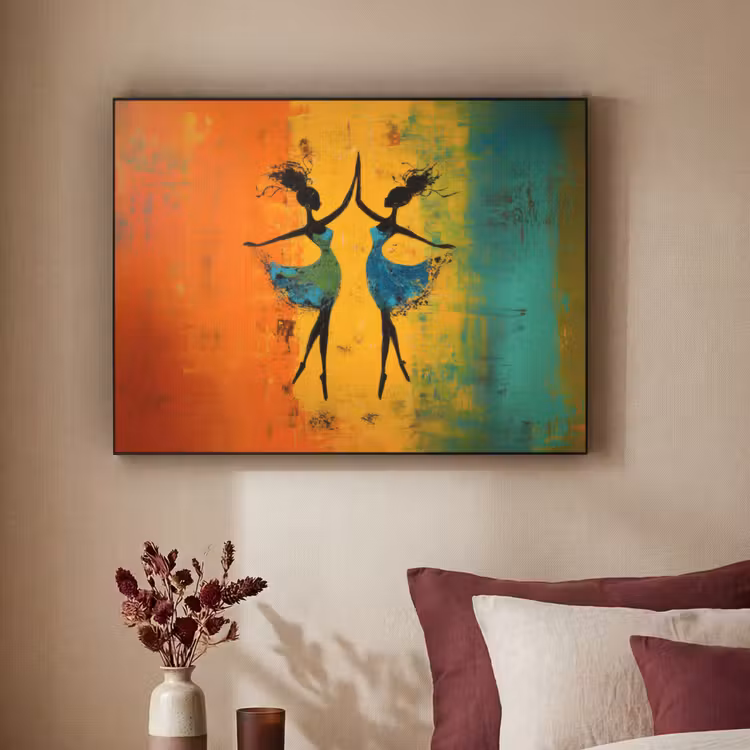 Art Frame - Dansen - Vrouwen - Verfstructuur — 3