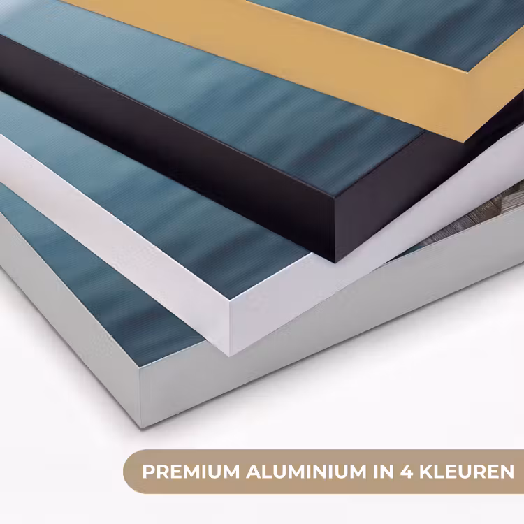 Art Frame - Houten steiger - Helderblauwe lucht — 2