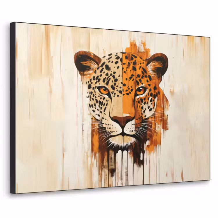 Art Frame - Luipaard - Symmetrisch - Strepen — 1