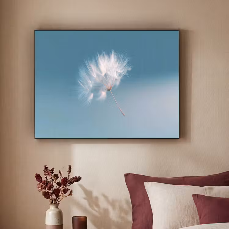 Art Frame - Paardenbloempluisje - Blauw - Lucht — 3