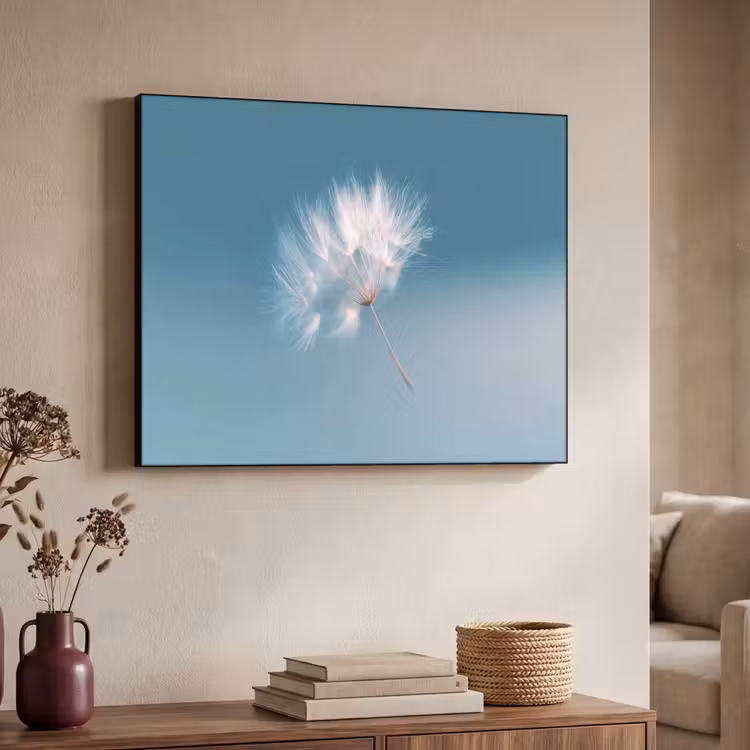 Art Frame - Paardenbloempluisje - Blauw - Lucht — 7