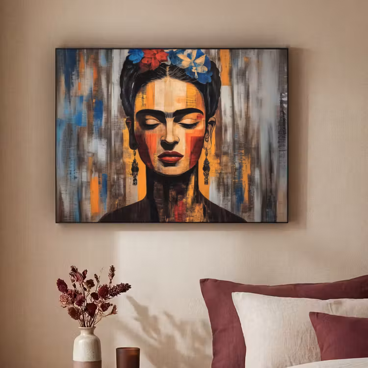 Art Frame - Portret - Vrouw - Bloemen — 3