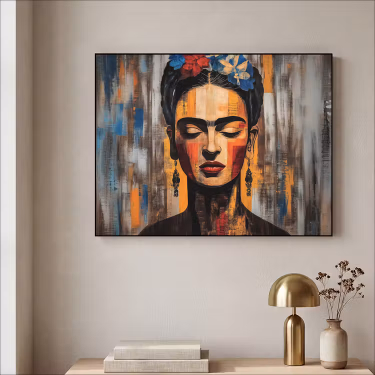 Art Frame - Portret - Vrouw - Bloemen — 5