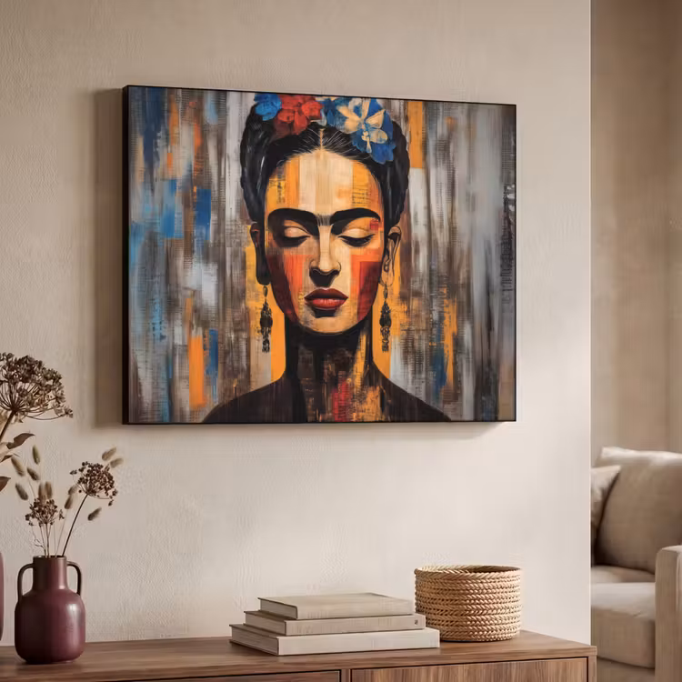 Art Frame - Portret - Vrouw - Bloemen — 7