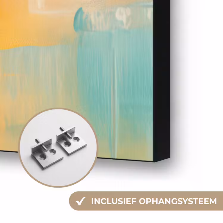 Art Frame - Kunst - Abstract - Blauw - Wit — 6
