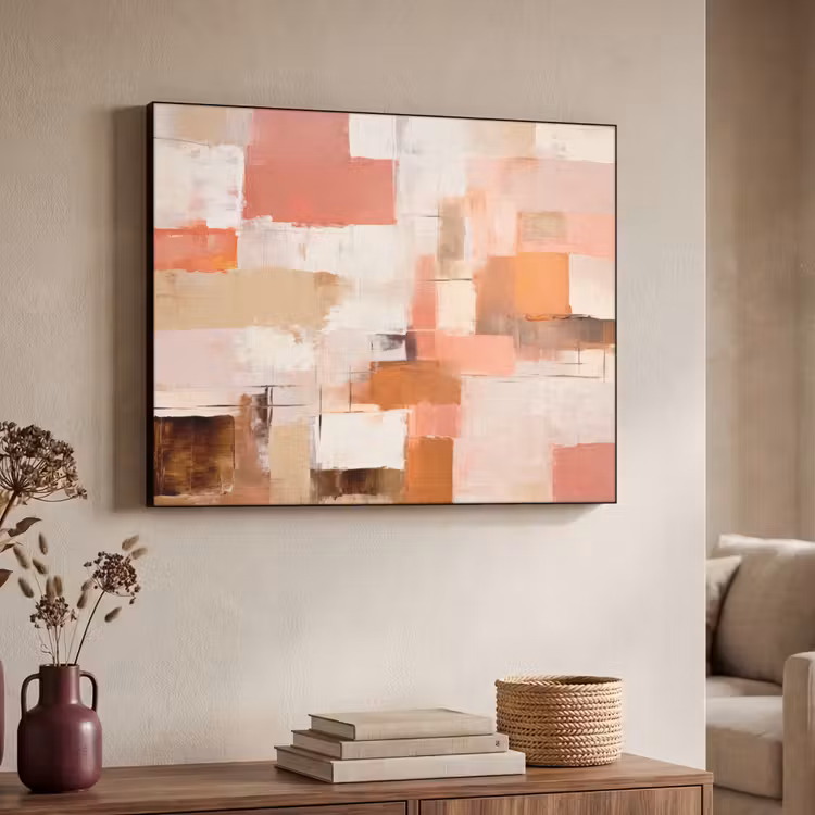 Art Frame - Kunst - Roze - Abstract — 7