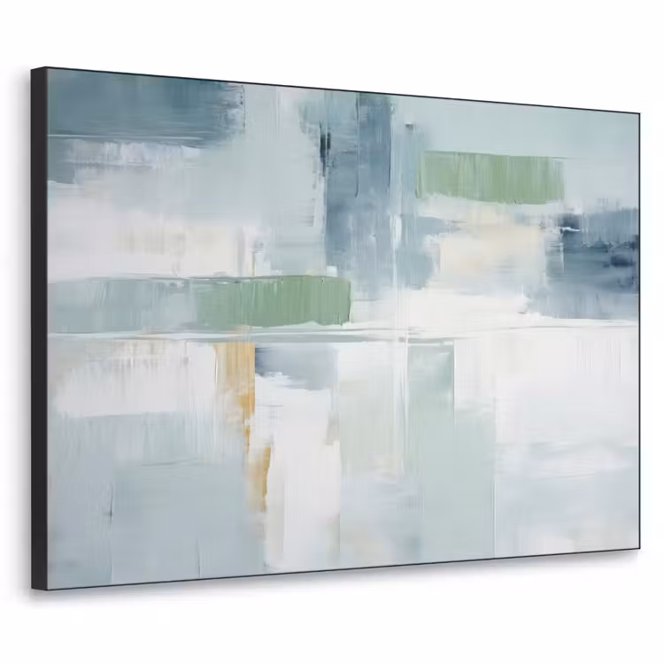 Art Frame - Verf - Moderne kunst - Abstract - Grijs — 1