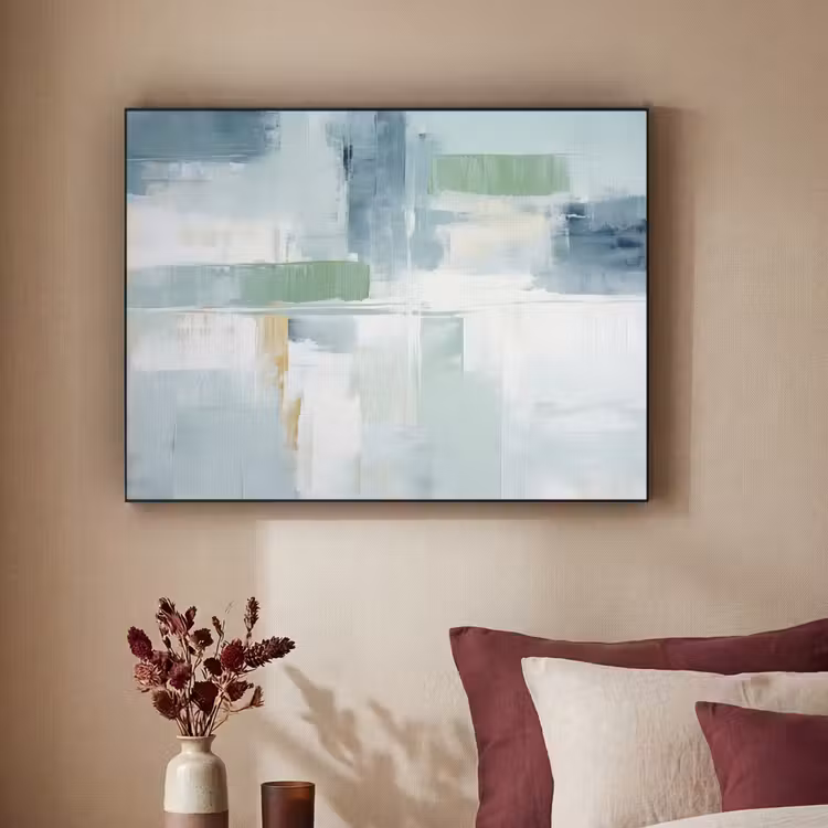 Art Frame - Verf - Moderne kunst - Abstract - Grijs — 3