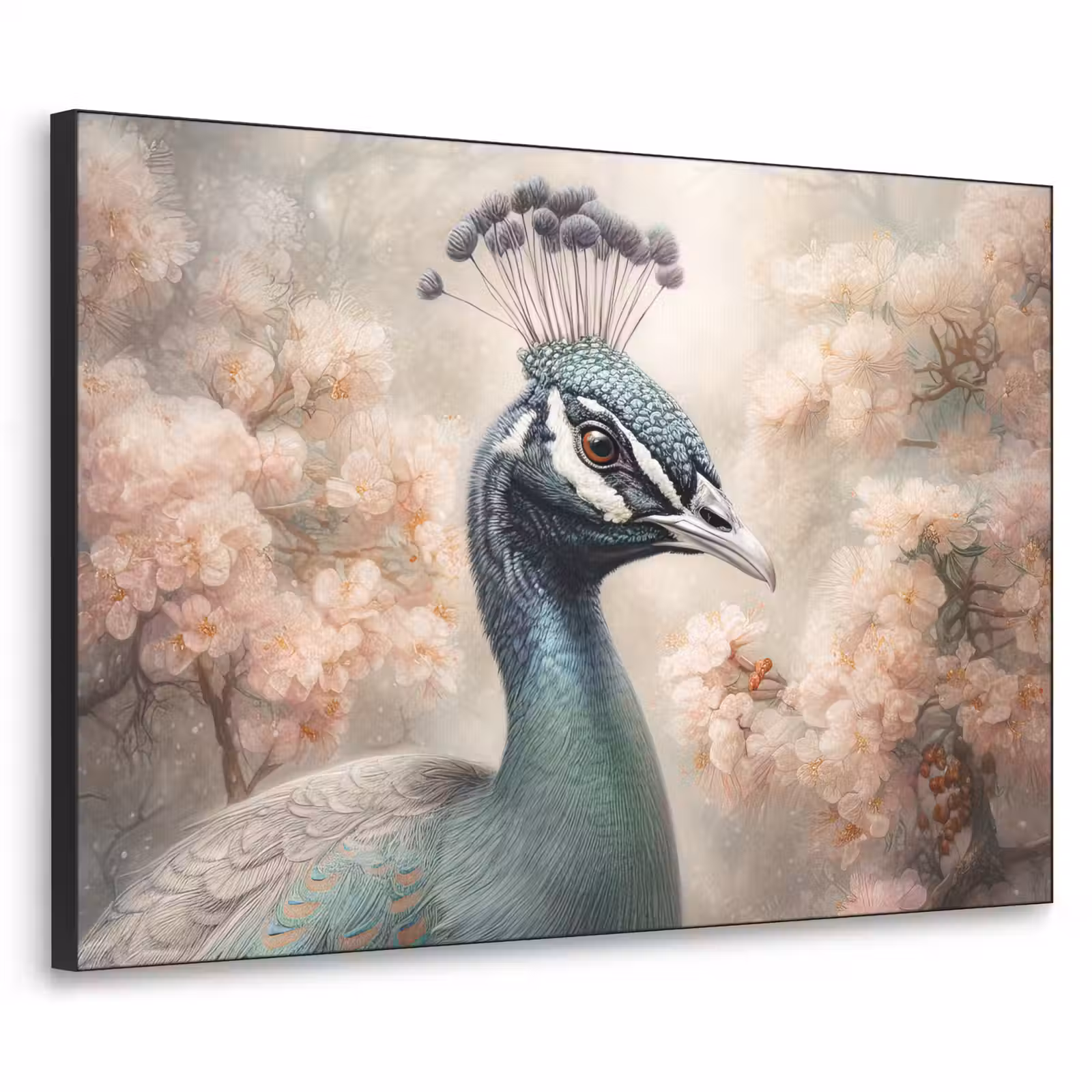 Art Frame - Pauw - Vogels - Bloemen - Boom - Botanisch — 1