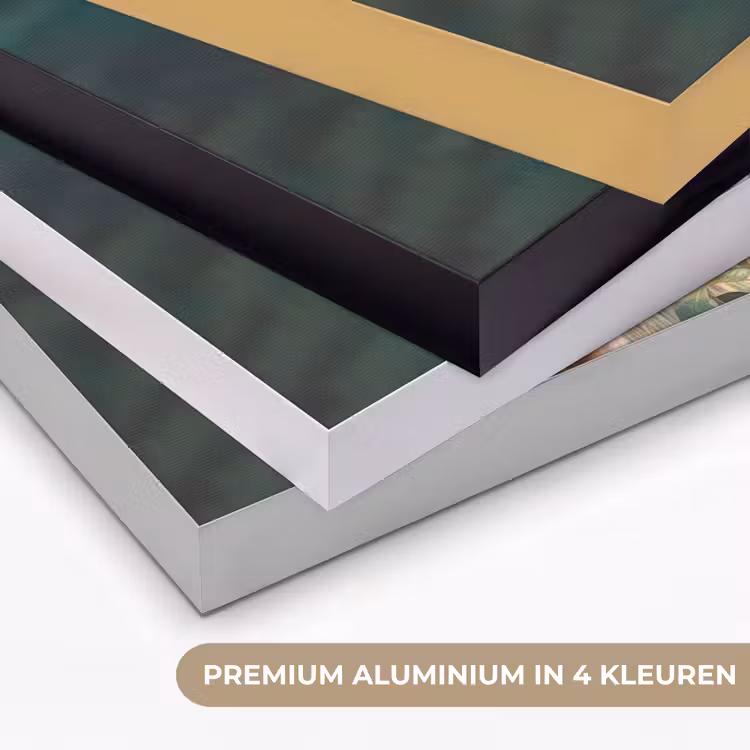 Art Frame - Leeuw - Leeuwenkop - Wilde dieren - Bloemen — 2