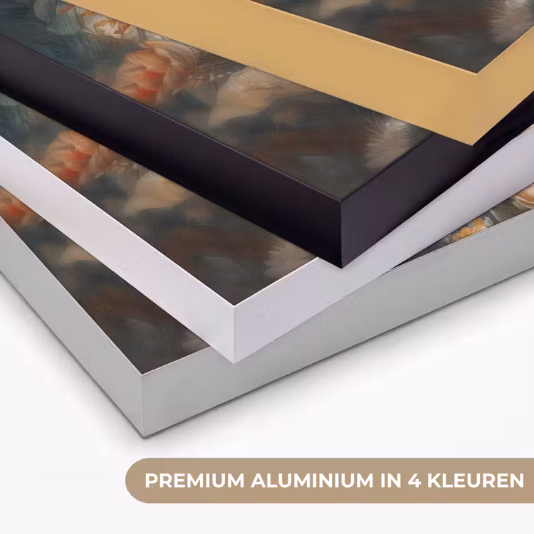 Art Frame - Leeuw - Wilde dieren - Planten - Natuur - Bloemen — 2