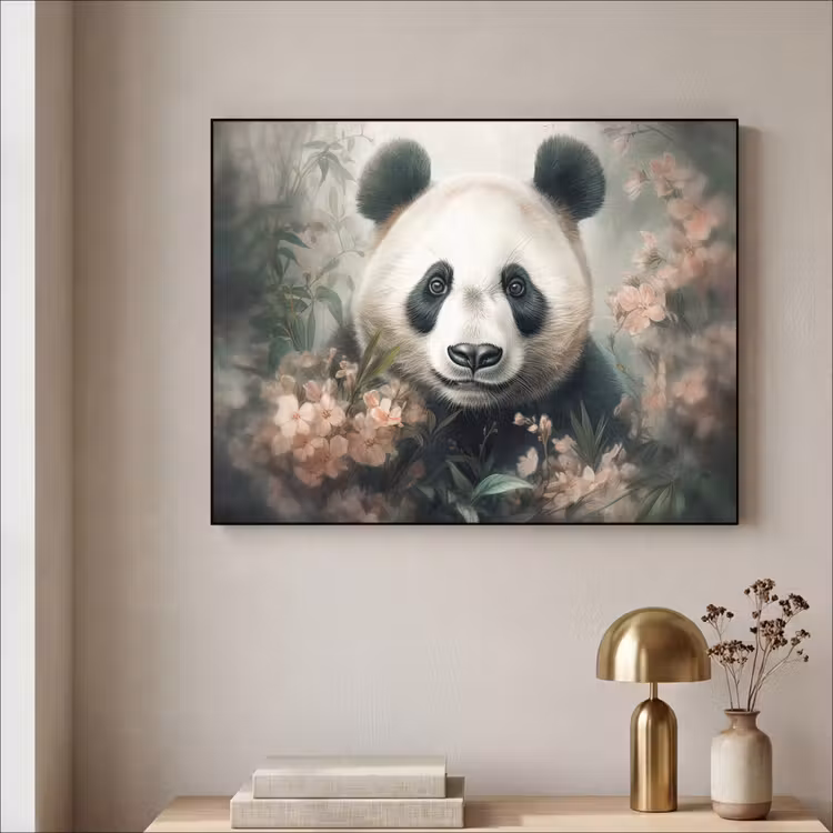 Art Frame - Panda - Dieren - Bloemen - Planten — 5