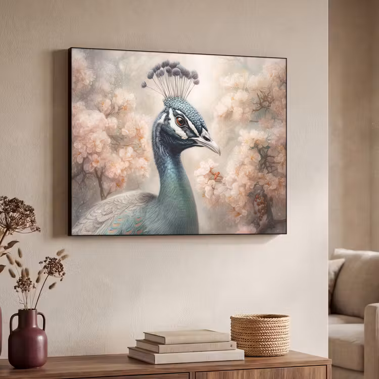 Art Frame - Pauw - Vogels - Bloemen - Boom - Botanisch — 7