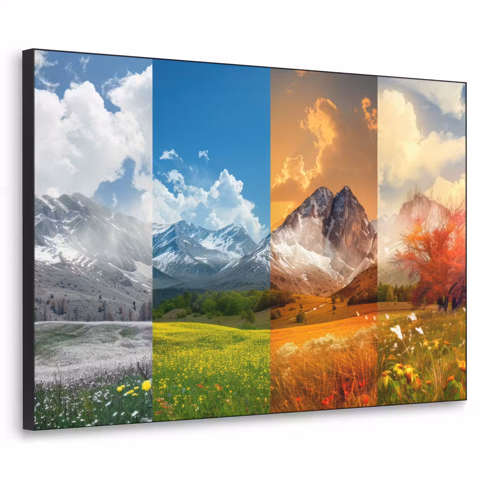 Art Frame - Landschap - 4 seizoenen - Natuur - Winter - Lente - Zomer - Herfst — 1