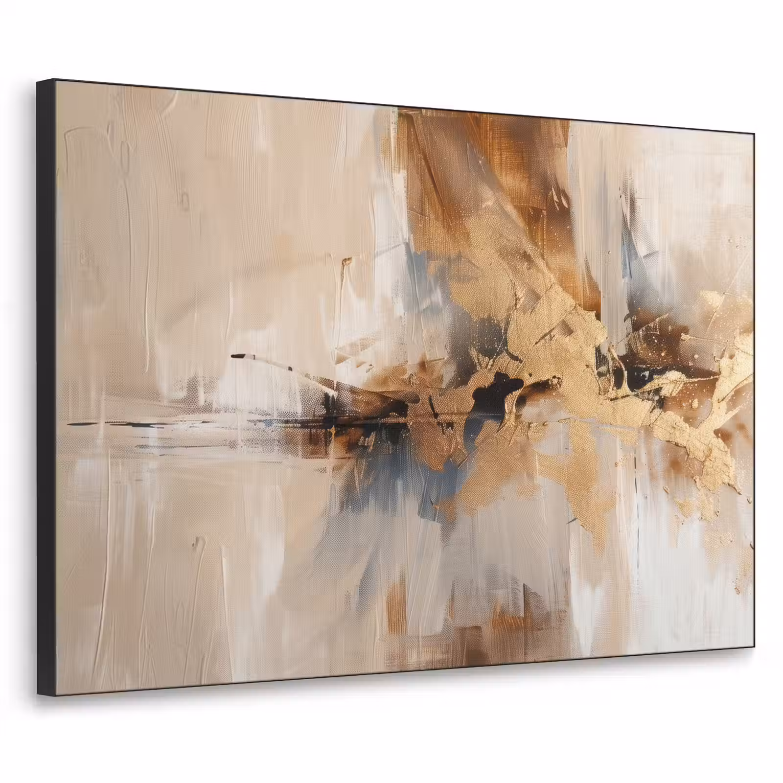 Art Frame - Modern - Bruin - Abstract - Beige — 1