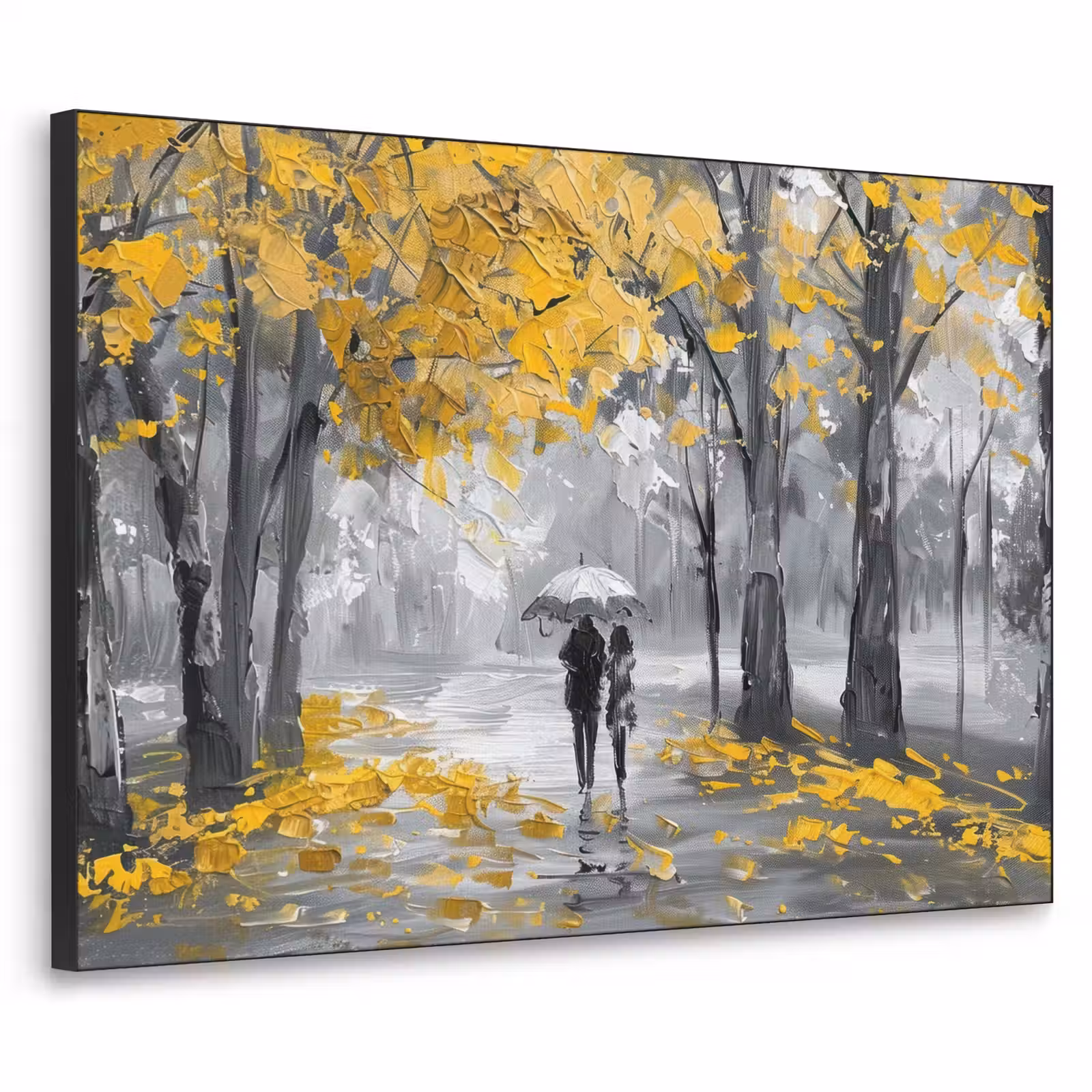 Art Frame - Natuur - Geel - Park - Zwart - Wit — 1