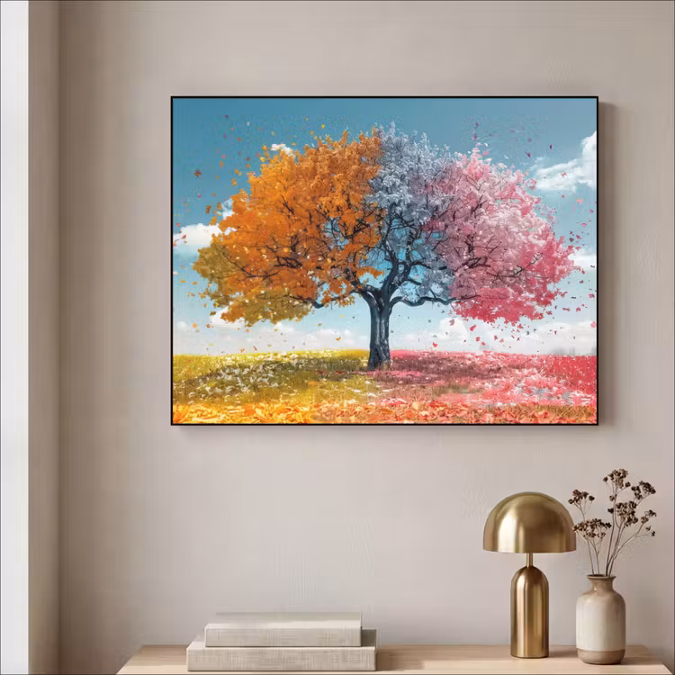 Art Frame - Boom - Kleurrijk - Natuur - Levensboom — 5