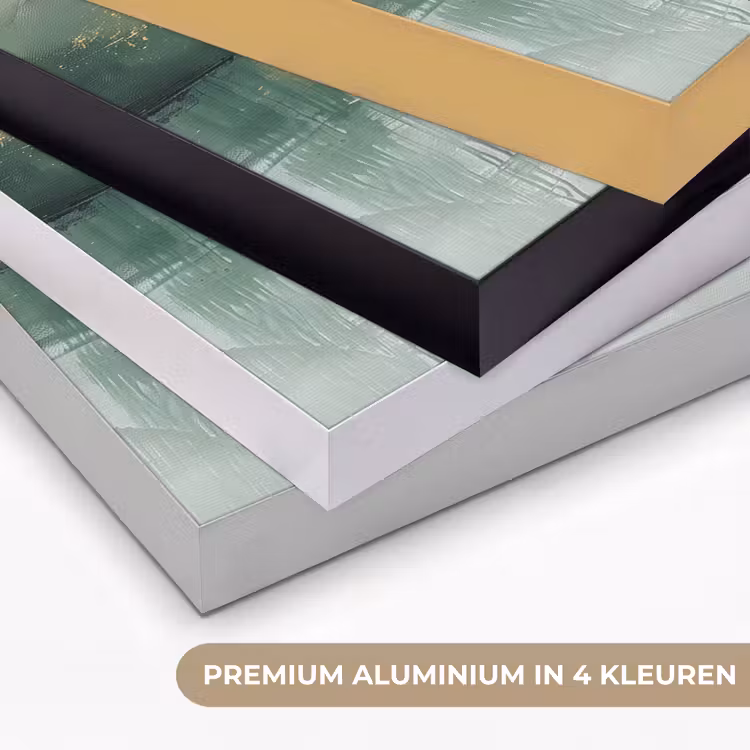 Art Frame - Groen - Modern - Abstract - Goud — 2