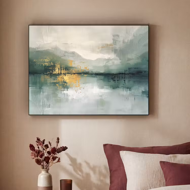 Art Frame - Groen - Modern - Abstract - Goud — 3