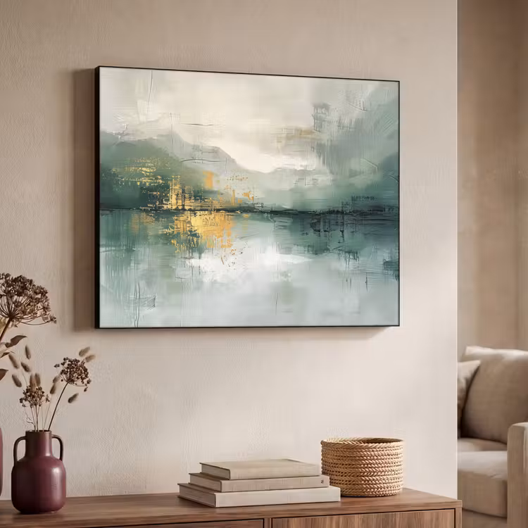 Art Frame - Groen - Modern - Abstract - Goud — 7